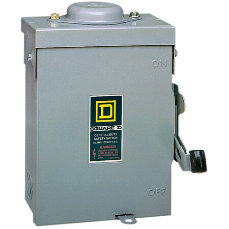 Square D Switch Sfty Ext 30A2Plug D211NRBCP